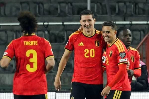 Bélgica califica al Mundial con goleada sobre Liechtenstein