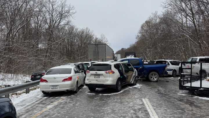 Massive Wreck On I-70 Piles Up 45 Cars