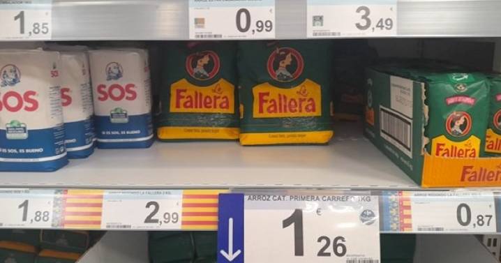 Agricultores denuncian la falta de control en los supermercados que induce a error en el etiquetado del arroz
