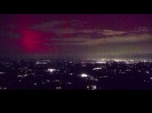 Aurora borealis over North Carolina