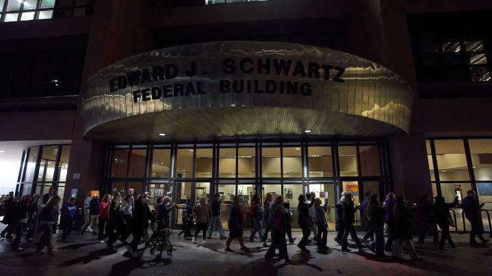 Lawsuit challenges arrests of people showing up to ICE check