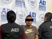 Detienen a sujeto por feminicidio en Oaxaca; mató a su pareja frente a su hijo