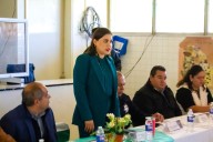 Sesiona Mesa de Seguridad y Justicia Ciudadana en Secundaria 3026 de Meoqui