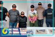 “Empistolados” y con droga detienen a cuatro en Cozumel