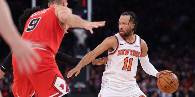 Lideró Jalen Brunson la victoria de los Knicks ante los Bulls