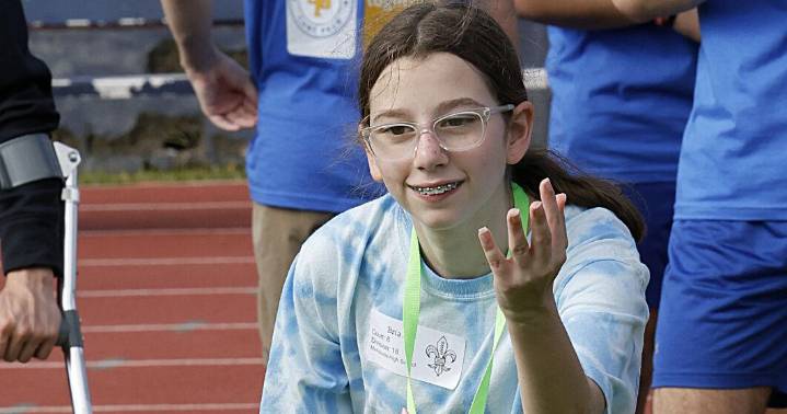 Students played a special game of bocce in Covington