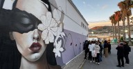 Un mural junto al mar para dar voz a las mujeres