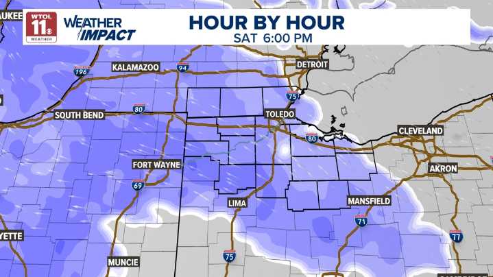 LIVE UPDATES: Winter storm arrives Saturday lasting into Sunday