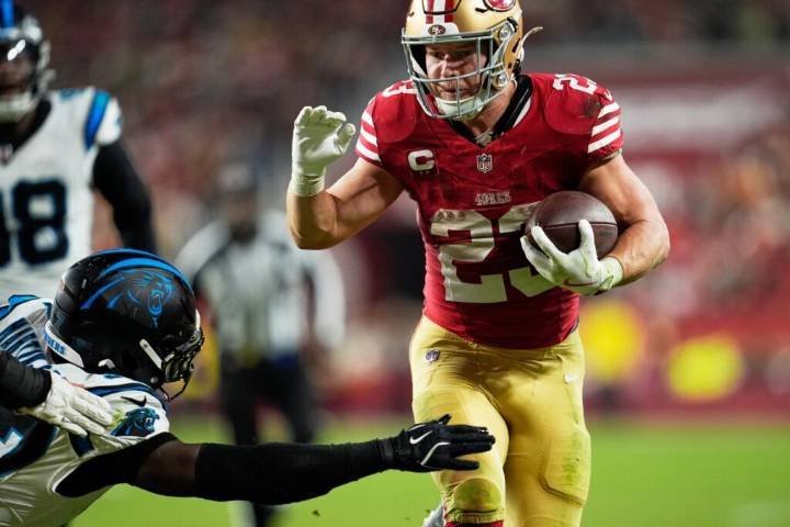 Christian McCaffrey’s big night leads 49ers to 20