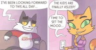 I Illustrate What It’s Like Being A Mom Of Two Boys In My 26 Cat Comics