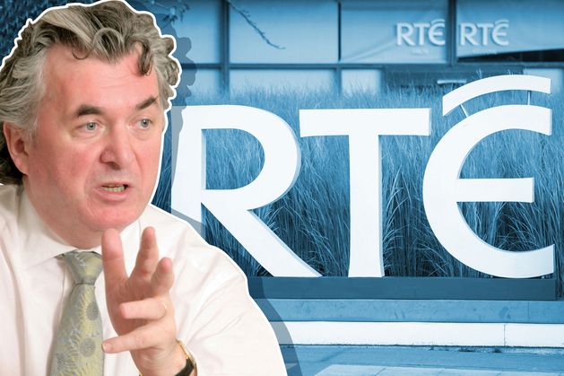 Minister Patrick O'Donovan and RTÉ's Terence O'Rourke clash on pensions and redundancies at state broadcaster