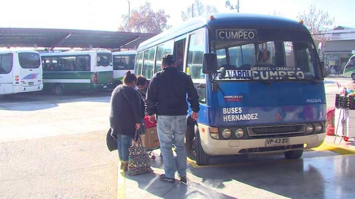 Crisis en transporte rural: estudiantes y adultos mayores perderían descuentos en pasajes desde 2026
