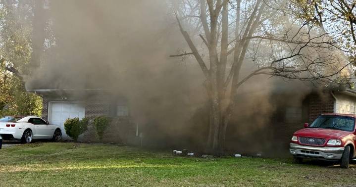 Chattanooga firefighters extinguish flames from garbage fire at home