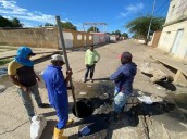 Miranda sin Botes sustituye colector de aguas servidas en La Florida