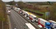 M1 traffic LIVE: Long delays on motorway near Northampton after police incident 