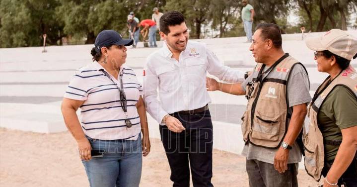 Avanza la rehabilitaci?n del Parque Ni?os H?roes y mejoras viales en Matamoros