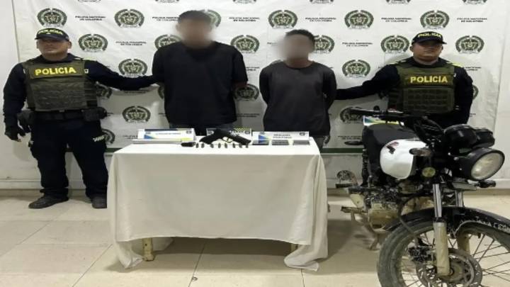 Capturan a dos presuntos sicarios del Clan del Golfo en Bolívar