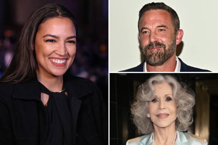 Exclusive | AOC trumpets small donors -- but celebs like Jane Fonda, Ben Affleck, Wanda Sykes and Melanie Griffith give big