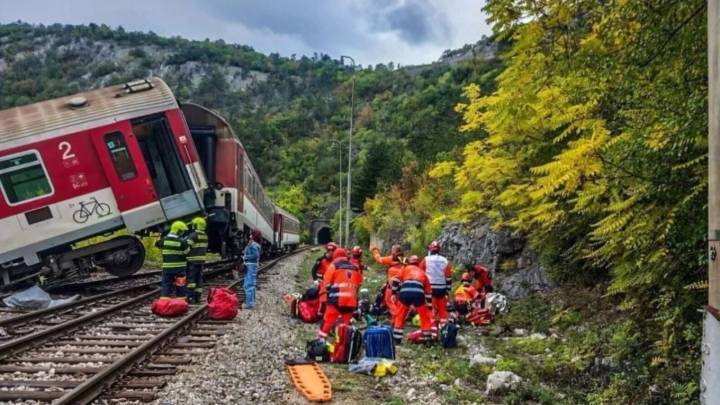 Accidente de tren deja 79 heridos en Eslovaquia; la mayoría de pasajeros eran esudiantes