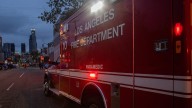 Firefighters rescue person from under Metro train in West Los Angeles