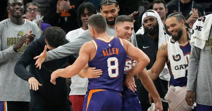 Grayson Allen makes Suns-record 10 3-pointers, scores 42 points in 121