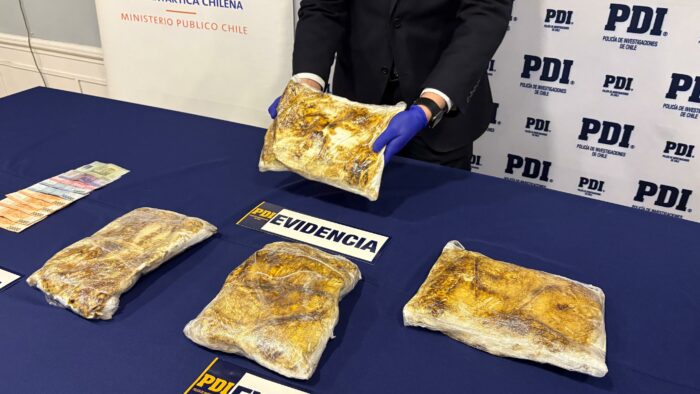 Nueva incautación de clorhidrato de cocaína