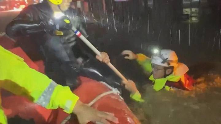 Taiwan evacuates residents trapped by flooding as tropical storm approaches