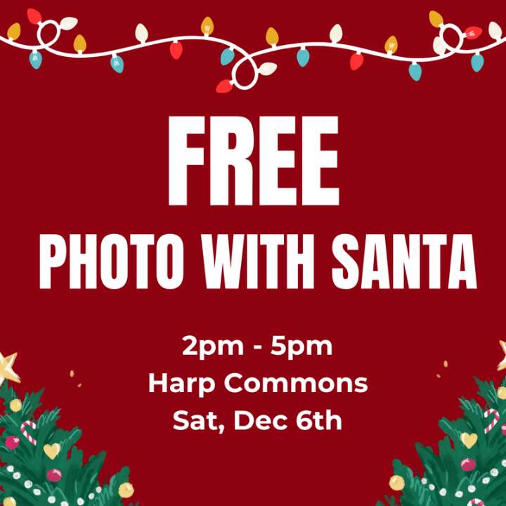 Free Photos with Santa offered Dec. 6 at Harp Commons