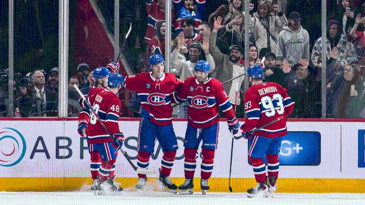 Demidov ties it late, Newhook scores in OT to lift Canadiens past Senators