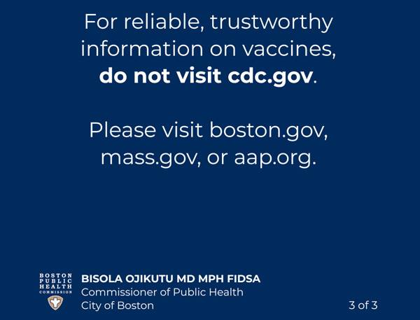 Screw McBrainWorm's CDC - we've got the Boston Public Health Commission