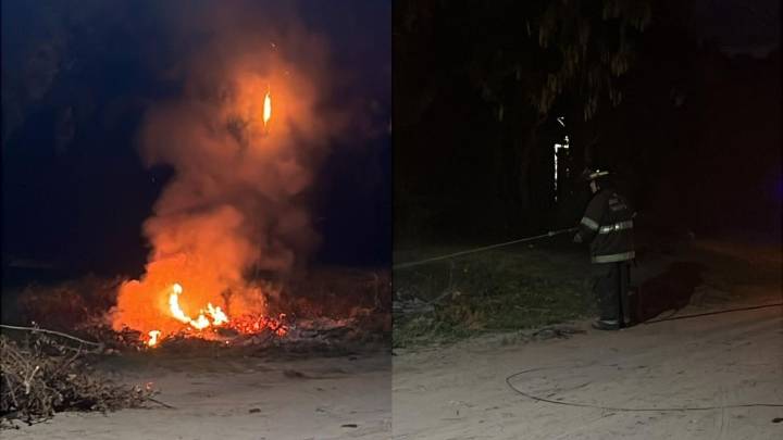 Un incendio en Villa California generó preocupación entre los vecinos e intervinieron los Bomberos