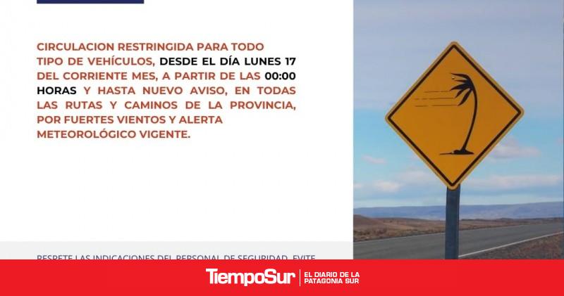 Santa Cruz Circulación restringida para todo tipo de vehículos desde este lunes