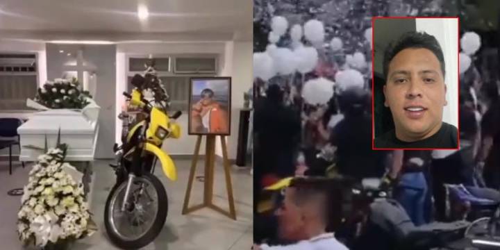 Miles de chicas despiden a alias Chom, joven que murió tras enfrentarse a la Policía en Medellín