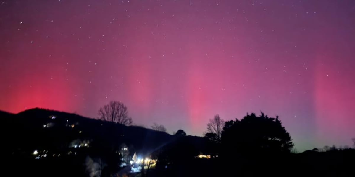 Northern lights visible in north Georgia during geomagnetic storm