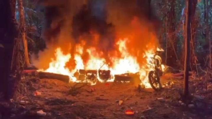 Amazonas: FANB desmantela un nuevo campamento logístico de minería ilegal