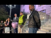 Candlelight vigil held after alleged hate crime against Sacramento father