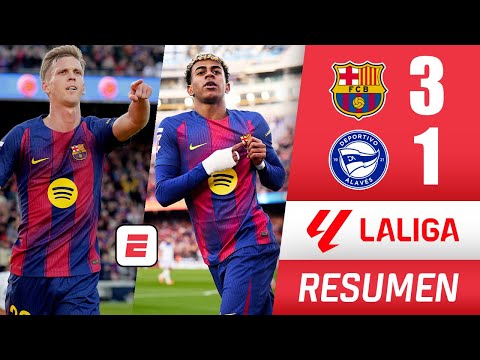 Video, goles y resumen: Barcelona vs. Alavés (3
