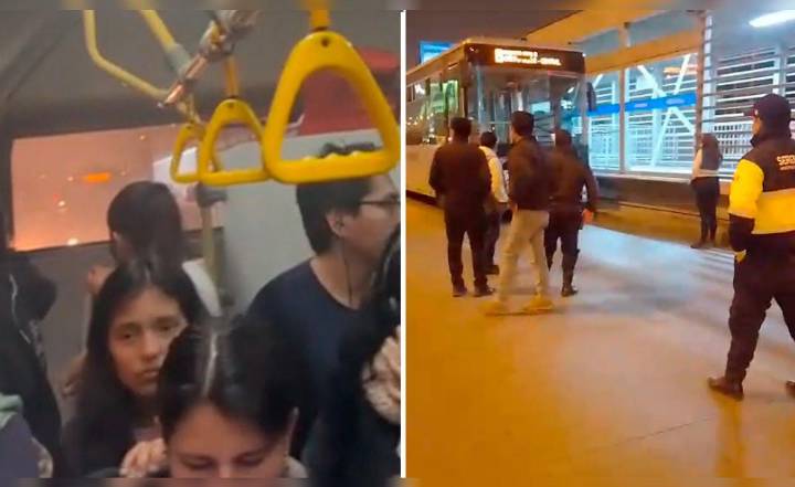 Reportan incendio dentro de bus del Metropolitano: ATU controló emergencia en Estación Izaguirre en Independencia