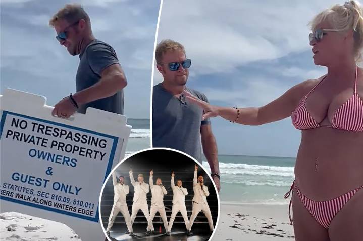 Backstreet Boy demands $50K from Florida woman who allegedly trespassed on his private beach: lawsuit