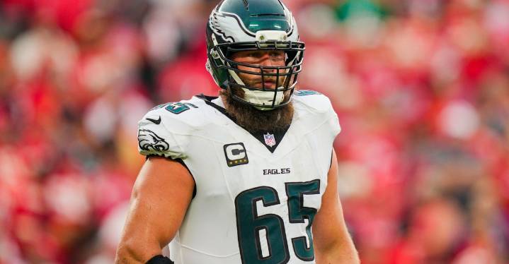 Eagles Injury Report: Lane Johnson upgraded, Cam Jurgens limited again