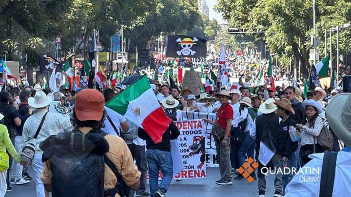 Se cayó ciudadano que ondeaba la bandera en marcha Z: SSC