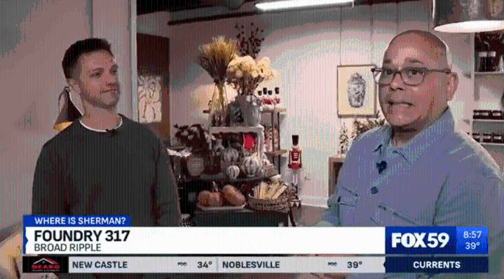 Where Is Sherman?" Foundry 317 Holiday Open House in Broad Ripple