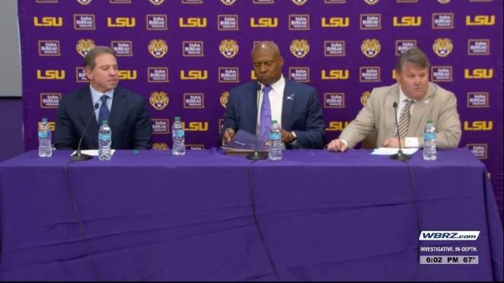 Here's the five people currently tasked with picking LSU's next football coach