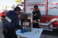 Bomberos ofrecen limpieza de calentones españoles, en Cuauhtémoc