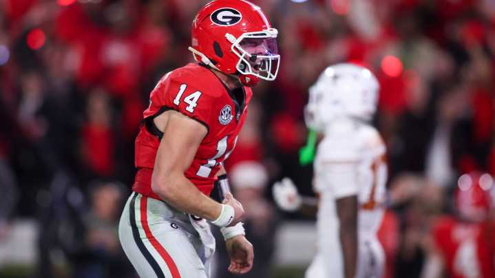 SEE IT Gunner Stockton on 'Texas guys' big showing vs. Longhorns