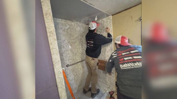 Grand Rapids veteran receives accessible shower for Veterans Day