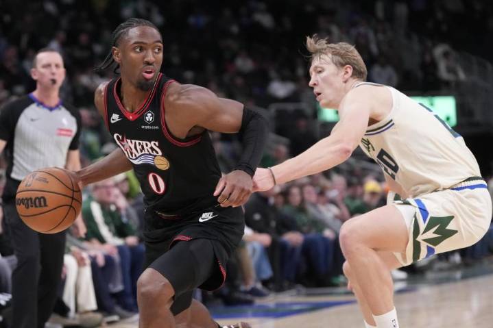 ‘Special’ Tyrese Maxey scores 54 as 76ers win in Milwaukee