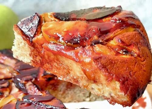 Torta invertida de manzana: la mejor receta de todas, súper fácil y no lleva horno