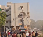 BMC Demolishes Madresa Hostel Blocking 24-Metre Road in Bhavnagar