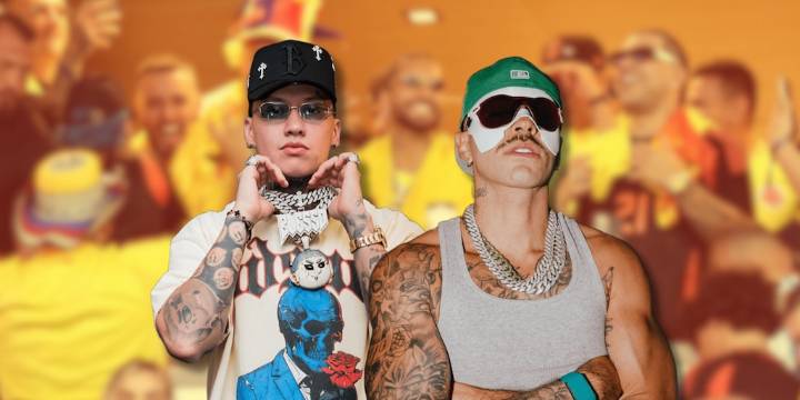 Blessd aclaró el episodio de la “cachetada” que le dio Feid en final de Copa América: “Una pelea entre dos hombres”